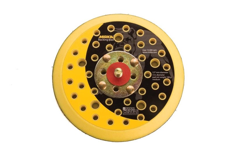 Mirka 5 in. Multi-Hole Grip Faced Abranet Vacuum Pad